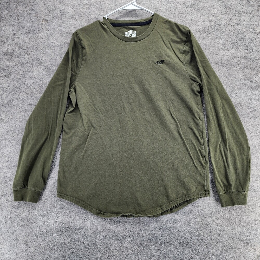 Hollister Shirt Womens Medium Green Long Sleeve Must Have